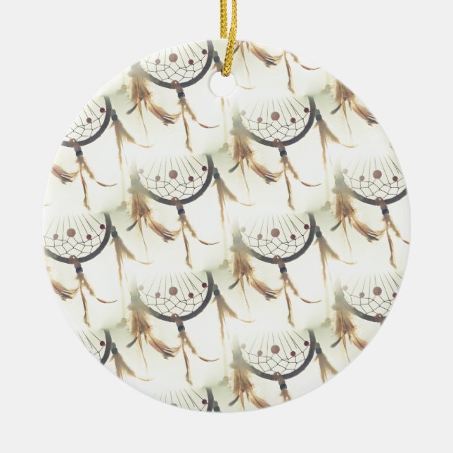 dreamcatcher ceramic tree decoration (Front)