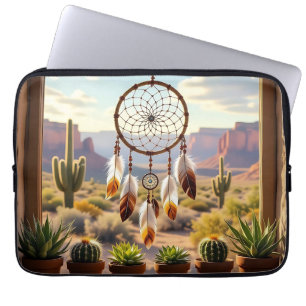 Dreamcatcher, Desert Canyons, Cacti Laptop Sleeve