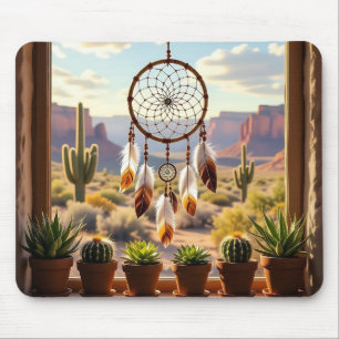 Dreamcatcher, Desert Canyons, Cacti   Mouse Mat