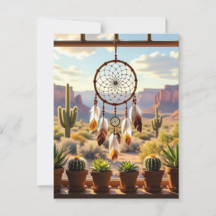 Dreamcatcher, Desert Canyons, Cacti   Postcard