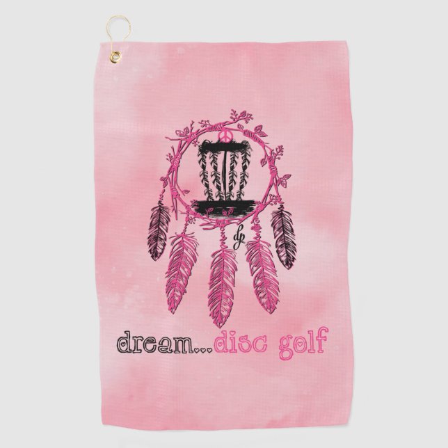 Dreamcatcher Disc Golf Towel (Front)