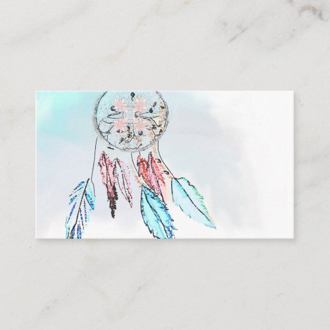 DreamCatcher Dreamcatchers Abstract Business Cards (Front)