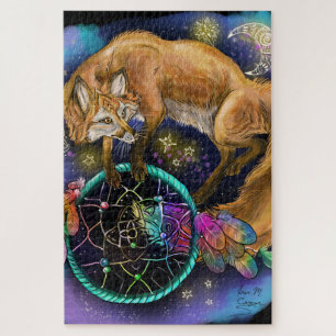Dreamcatcher Fox Jigsaw Puzzle