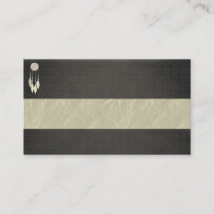 dreamcatcher,gold,native american, business cards