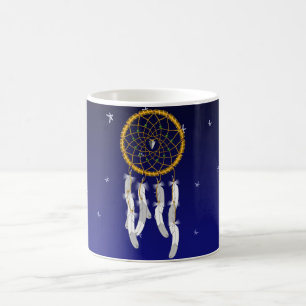 Dreamcatcher--Green Turquoise Yoga Mat Coffee Mug