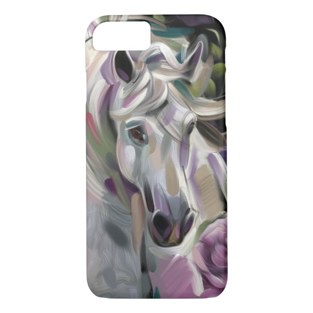 'Dreamcatcher' horse art phone case (Back)