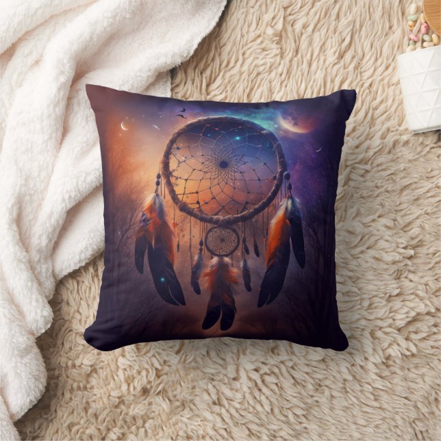 Dreamcatcher in forest forest                      cushion (Blanket)