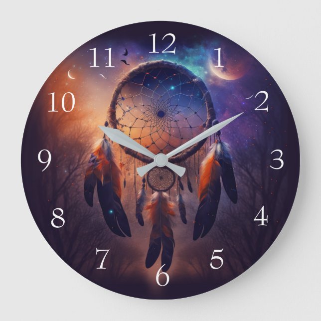 Dreamcatcher in forest forest                      large clock (Front)