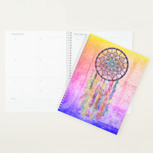 Dreamcatcher Lace and Beads Boho Grunge Planner