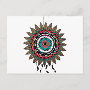Dreamcatcher Mandala Postcard
