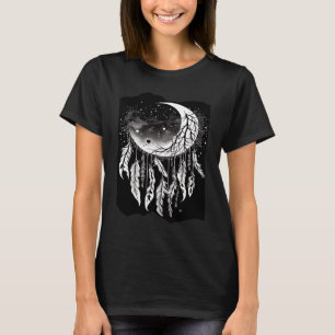 Dreamcatcher Moon Boho Artwork 2 T-Shirt