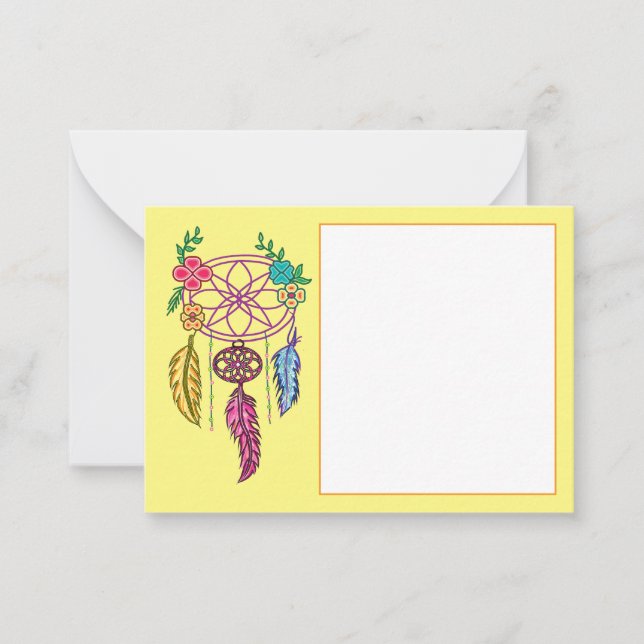 dreamcatcher on the card. card (Front)