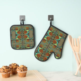 Dreamcatcher Oven Mitt & Pot Holder Set