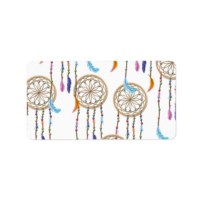 Dreamcatcher Pattern Label (Front)
