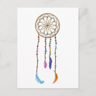 Dreamcatcher Pattern Postcard