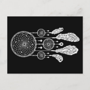 Dreamcatcher - Postcard (Black)