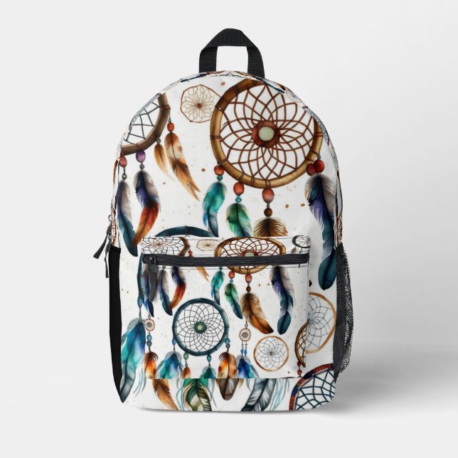 Dreamcatcher Printed Backpack (Front)