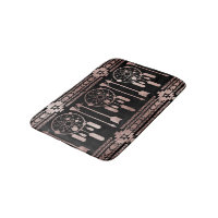 Dreamcatcher Rose Gold Tribal Aztec on Black