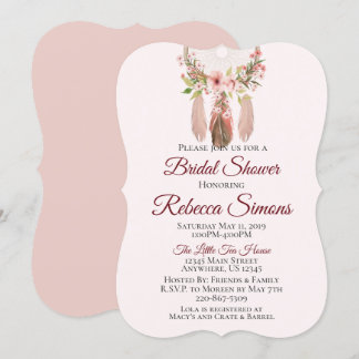 Dreamcatcher | Shabby Chic Bridal Shower Invites