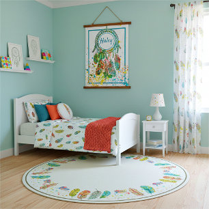 Dreamcatcher splatter personalised hanging tapestry