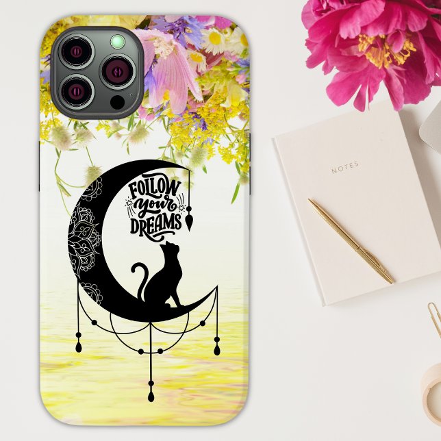 Dreamcatcher with cat | Follow your dreams Case-Mate iPhone Case (Creator Uploaded)