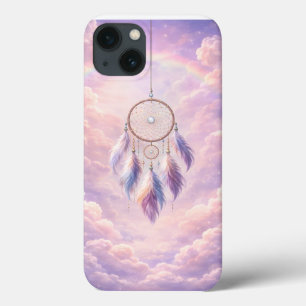 Dreamcatcher with Feathers and Clouds iPhone 13 Case