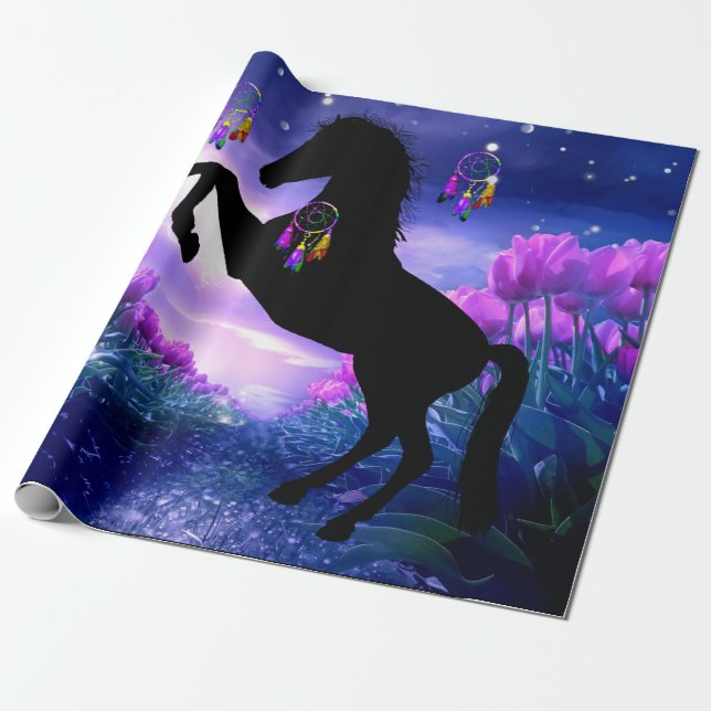 Dreamcatcher Wrapping Paper (Unrolled)