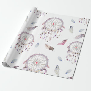 Dreamcatchers & Feathers Gift Wrapping Paper