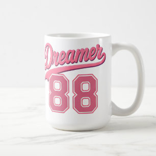 Dreamer 88 Stylish Script Design Coffee Mug