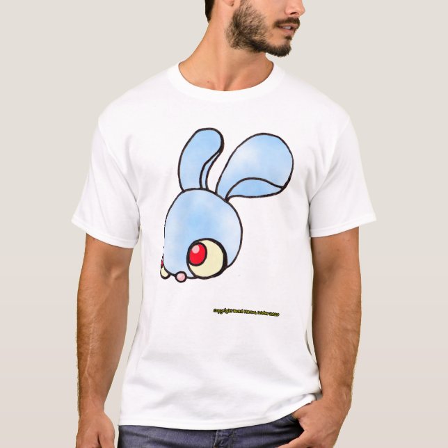 Dreamer Bunny on a white T-Shirt (Front)