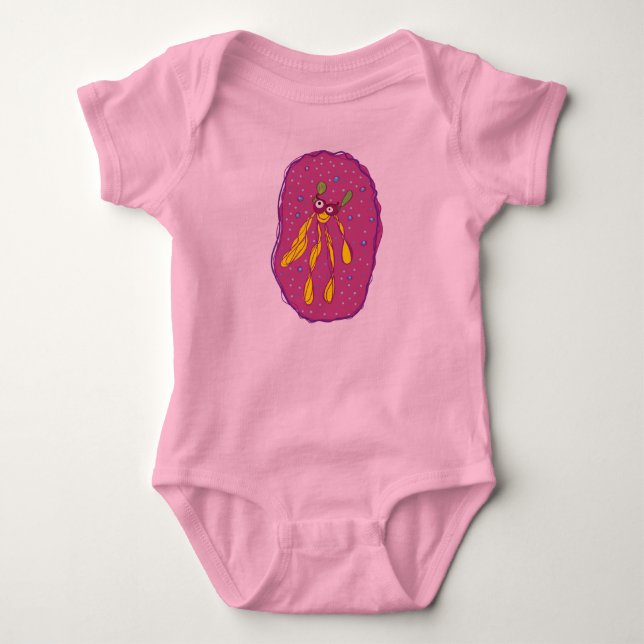 Dreamer Cartoon Character Jersey Bodysuit (Front)