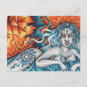 Dreamer of the Eternal Fire Postcard