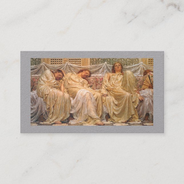 Dreamers - Albert Joseph Moore Business Card (Front)