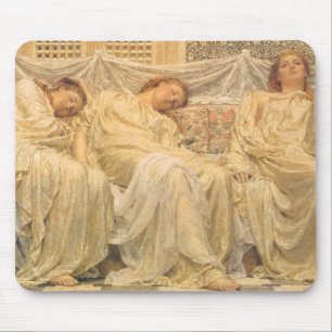 Dreamers by Albert Joseph Moore, Victorian Art Mouse Mat