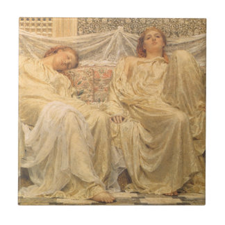 Dreamers by Albert Joseph Moore, Victorian Art Tile