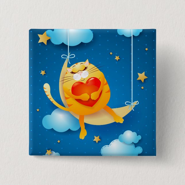 Dreaming 15 Cm Square Badge (Front)