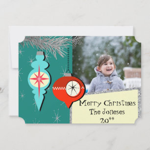 Dreaming a of Retro Christmas Photo Card