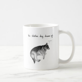 Dreaming alsatian coffee mug