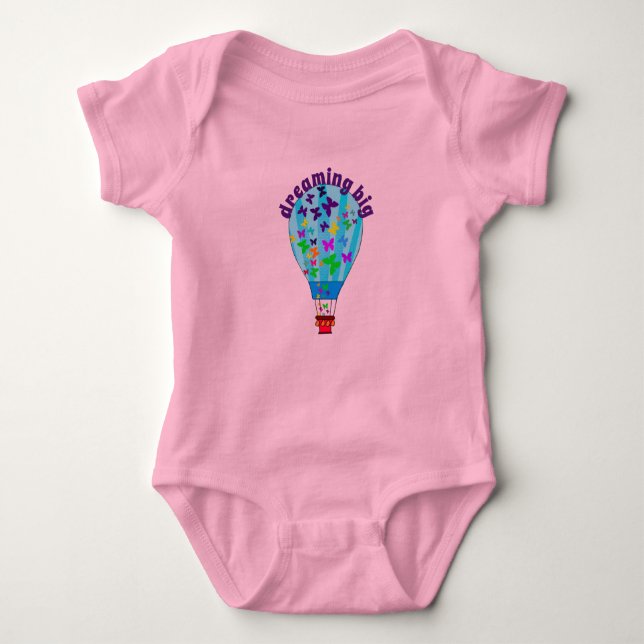 Dreaming big baby jersey bodysuit (Front)