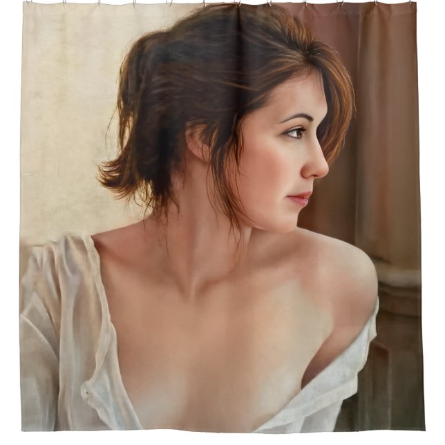 Dreaming by the Window Shower Curtain (Front)