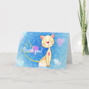 Dreaming Cat Card
