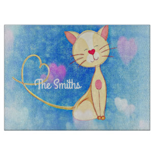 Dreaming Cat Cutting Board
