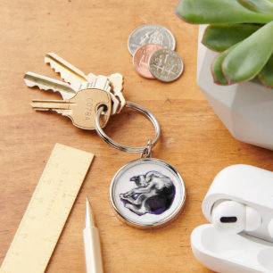 Dreaming cat. key ring