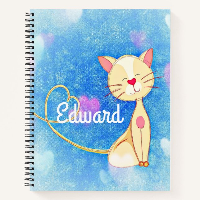Dreaming Cat Notebook (Front)