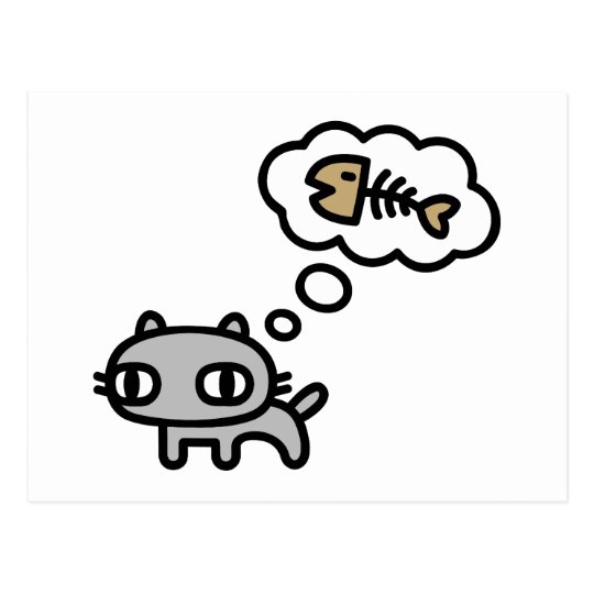 Dreaming Cat Postcard