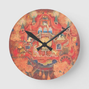 Dreaming Clock: The Automaton of Memories Round Clock