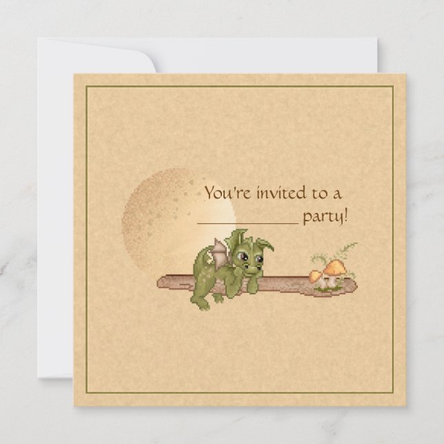 Dreaming Dragon Invitation (Front)