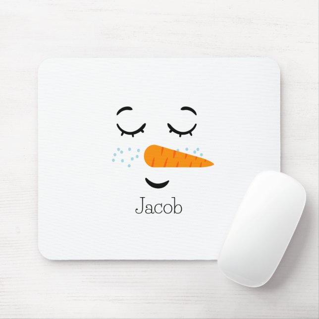 Dreaming Frosty the Snowman Mouse Mat (With Mouse)