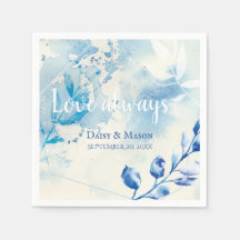 Dreaming in Blue Garden Wedding