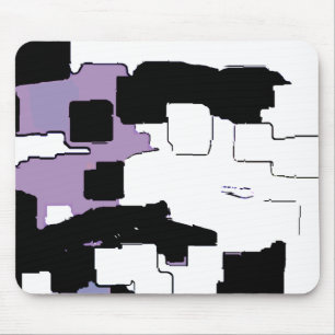 "Dreaming in Purple" Geometric Art Mouse Mat